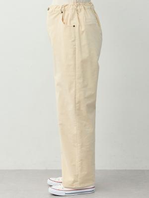 マタニティ パンツ|綿混ワイドストレートコーデュロイパンツ　マタニティ・産後【出産後も長く着られる】