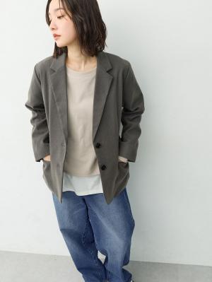 マタニティ パンツ|綿100％バレルデニムパンツ　マタニティ・産後【出産後も長く着られる】|ネイビー