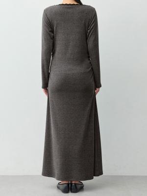 マタニティ ワンピース|【選べる2丈】サイドギャザーマタニティワンピース　マタニティ・産後【出産後も長く着られる】