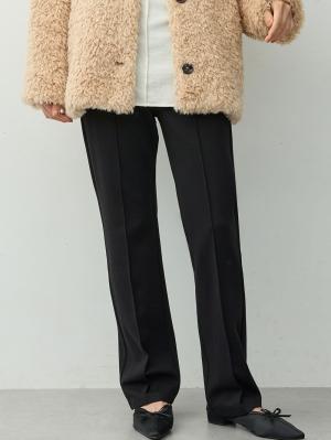 センターシームストレッチスリムパンツ　マタニティ・産後【出産後も長く着られる】10662