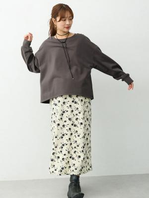 マタニティ スカート|Iラインアソート花柄スカート　マタニティ・産後【出産後も長く着られる】|オフ