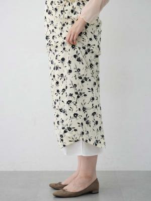 マタニティ スカート|Iラインアソート花柄スカート　マタニティ・産後【出産後も長く着られる】