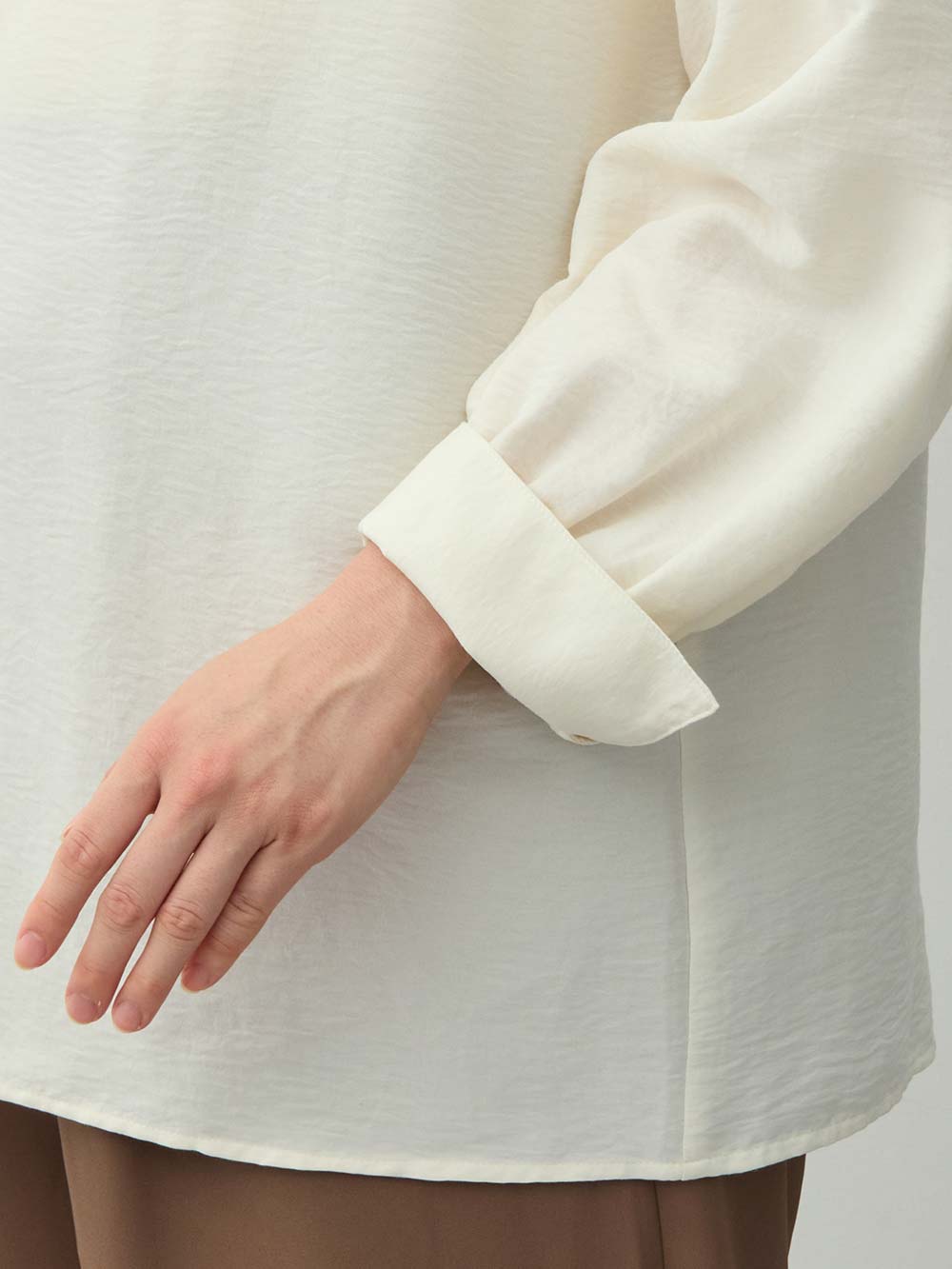マタニティトップス・授乳服トップス|【4WAY着用可】ボウタイ付きブラウス　マタニティ・授乳服【出産後も長く着られる】