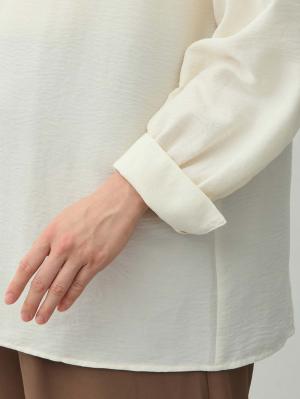 マタニティトップス・授乳服トップス|【4WAY着用可】ボウタイ付きブラウス　マタニティ・授乳服【出産後も長く着られる】
