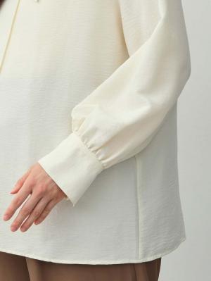 マタニティトップス・授乳服トップス|【4WAY着用可】ボウタイ付きブラウス　マタニティ・授乳服【出産後も長く着られる】