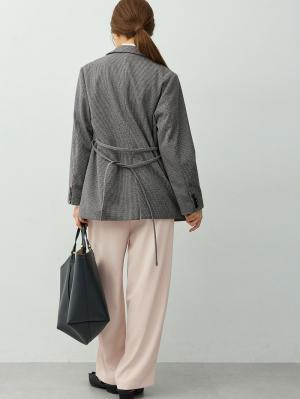 マタニティトップス・授乳服トップス|【セットアップ可】テーラードジャケット　マタニティ・産後　【出産後も長く着られる】|千鳥