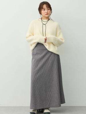 マタニティ スカート|【セットアップ可】セミフレアスカート　マタニティ・産後【出産後も長く着られる】|千鳥