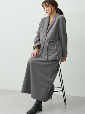 マタニティ スカート|【セットアップ可】セミフレアスカート　マタニティ・産後【出産後も長く着られる】|千鳥