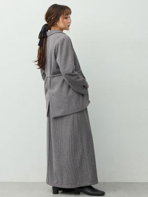 マタニティ スカート|【セットアップ可】セミフレアスカート　マタニティ・産後【出産後も長く着られる】|千鳥