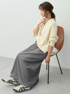 マタニティ スカート|【セットアップ可】セミフレアスカート　マタニティ・産後【出産後も長く着られる】|千鳥