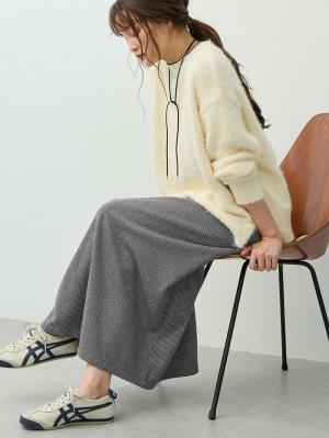 マタニティ スカート|【セットアップ可】セミフレアスカート　マタニティ・産後【出産後も長く着られる】|千鳥