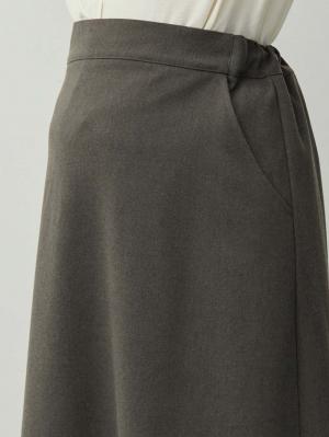 マタニティ スカート|【セットアップ可】セミフレアスカート　マタニティ・産後【出産後も長く着られる】