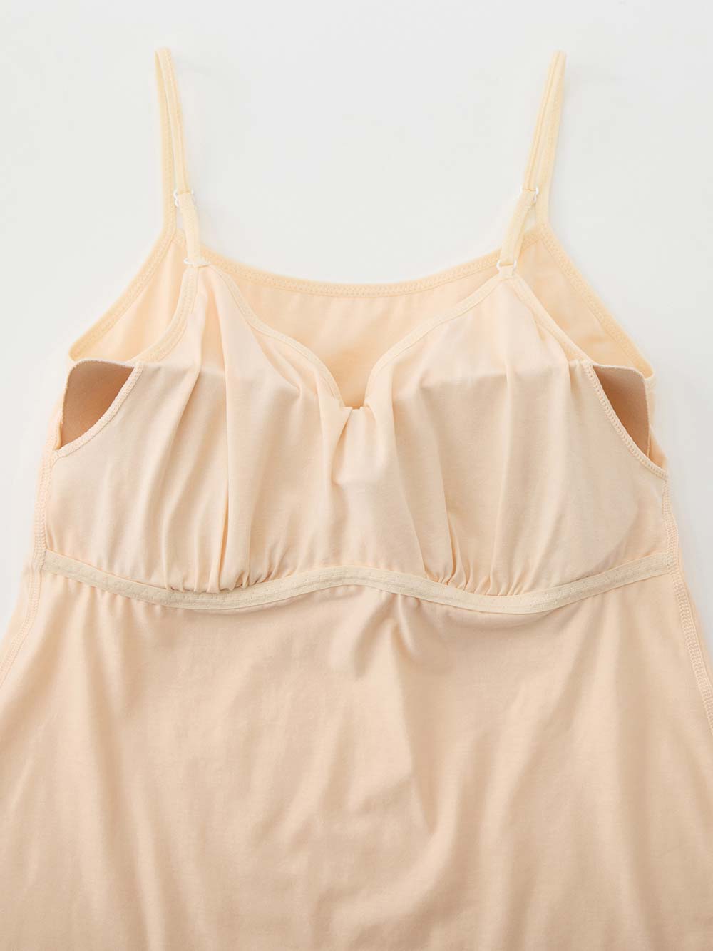 マタニティトップス・授乳服トップス|【セット】アウターに響かない授乳キャミソール付きドレープ長袖トップス　マタニティ・産後授乳服【出産後も長く着られる】