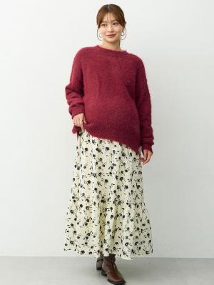 マタニティトップス・授乳服トップス|ブークレーニット　マタニティ・産後授乳服【出産後も長く着られる】