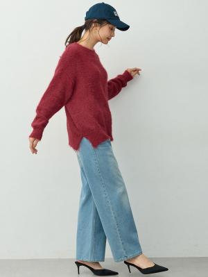 マタニティトップス・授乳服トップス|ブークレーニット　マタニティ・産後授乳服【出産後も長く着られる】