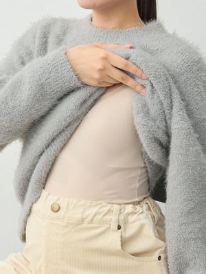 マタニティトップス・授乳服トップス|ブークレーニット　マタニティ・産後授乳服【出産後も長く着られる】