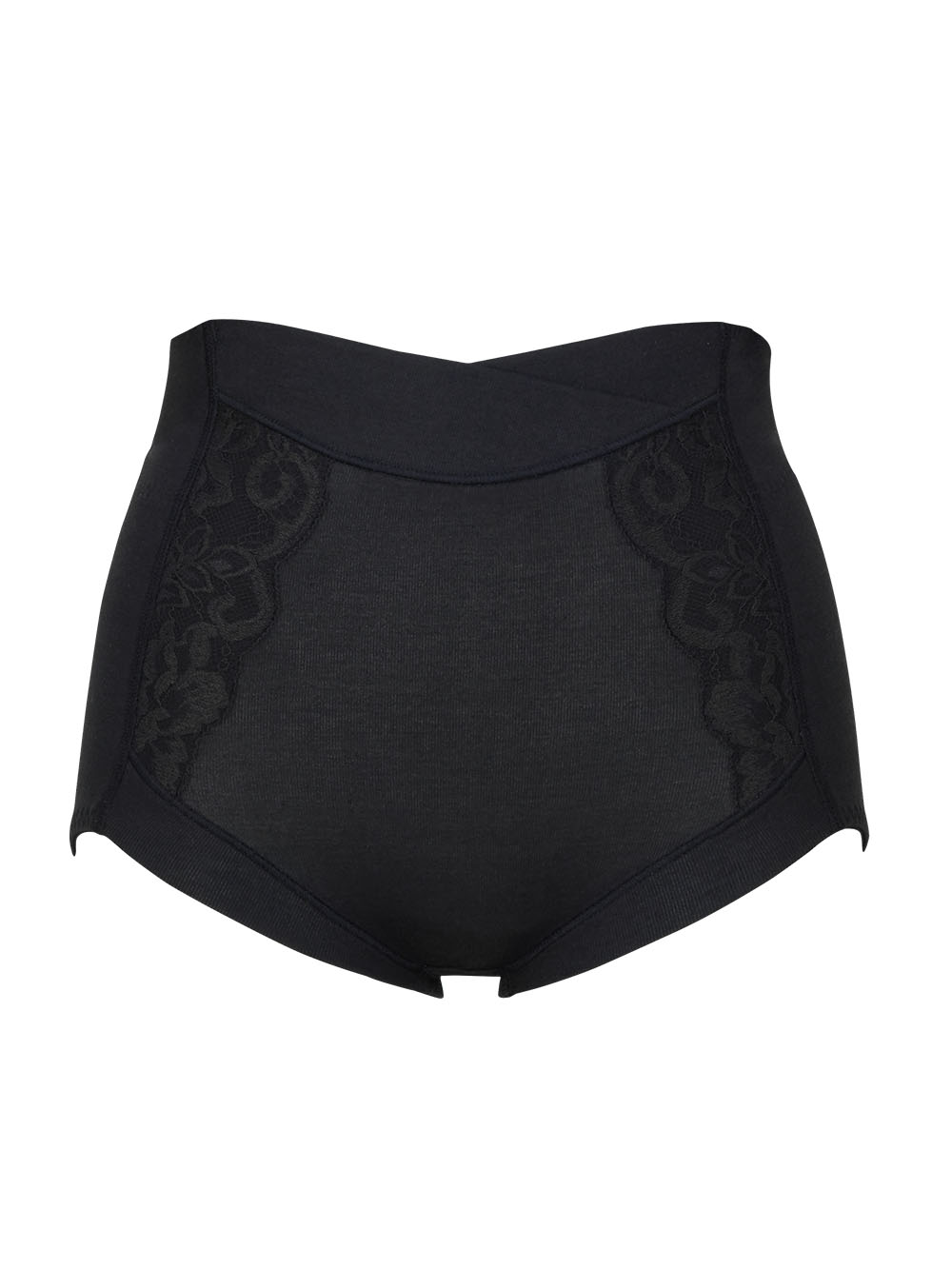 補正下着 マルコ　ショーツ　ブラック　LL XL 黒 レース ダイエット 妊婦 MARUKO ヴィレーヴ マタニティショーツ | マタニティ ショーツ