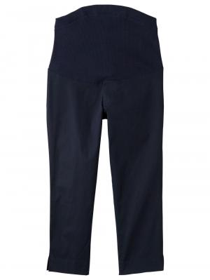 マタニティ パンツ|P・パンツ　接触冷感クロップド（七分丈）|ネイビー