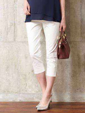 マタニティ パンツ|P・パンツ　接触冷感クロップド（七分丈）|オフ