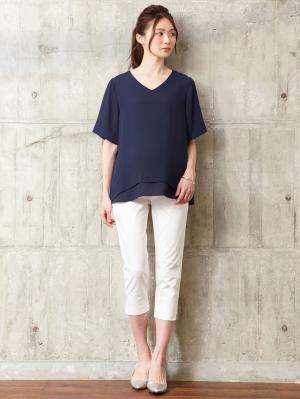 マタニティ パンツ|P・パンツ　接触冷感クロップド（七分丈）|オフ