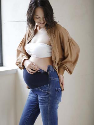 マタニティ パンツ|P・パンツ ストレッチデニムスキニー