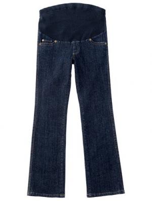 マタニティ パンツ|【マタニティ・授乳服】P・パンツ　ストレッチ デニム　ストレートセミフレア【ブーツカット】マタニティパンツデニム|インディゴブルー