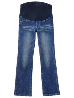 【マタニティ・授乳服】P・パンツ　ストレッチ デニム　ストレートセミフレア【ブーツカット】マタニティパンツデニム 20569