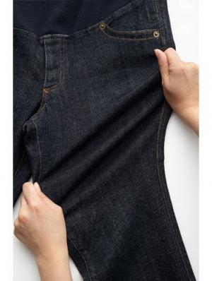 マタニティ パンツ|【マタニティ・授乳服】P・パンツ　ストレッチ デニム　ストレートセミフレア【ブーツカット】マタニティパンツデニム