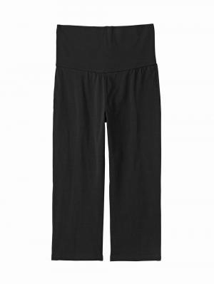 マタニティ パジャマ・ルームウェア|【授乳口付】バタフライスリーブ＆産後も使えるクロップドパンツパジャマ|サックス×オフ