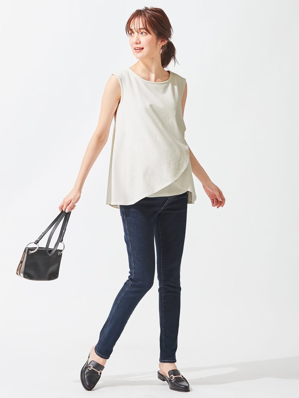 マタニティ パンツ サロペット P パンツ ストレッチデニムスキニー Special Price マタニティウェア 授乳服通販 エンジェリーベ 公式
