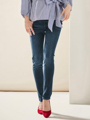 マタニティ パンツ|P・パンツ　ストレッチデニムスキニー（Special price）|ユーズドブルー