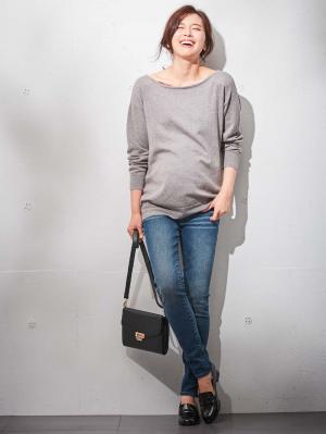 マタニティ パンツ|P・パンツ　ストレッチデニムスキニー（Special price）|ユーズドブルー