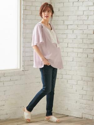 マタニティ パンツ|P・パンツ　ストレッチデニムスキニー（Special price）|ダークブルー