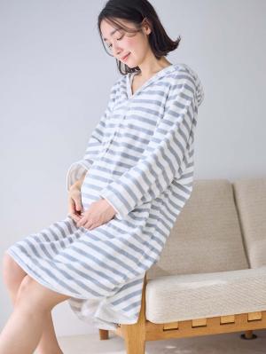 fairy（フェアリー）ボーダーバスローブチュニック21071