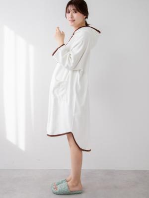 マタニティ パジャマ・ルームウェア|fairy（フェアリー）ボーダーバスローブチュニック|キナリ