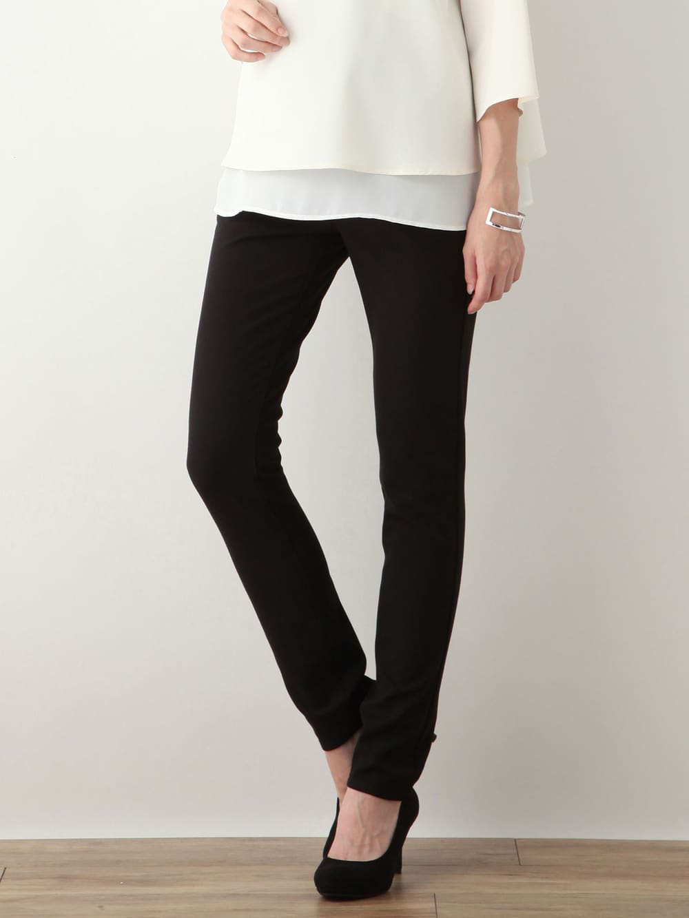 マタニティ パンツ|【産前産後対応】360°ストレッチスキニーパンツ【出産後も長く使える】