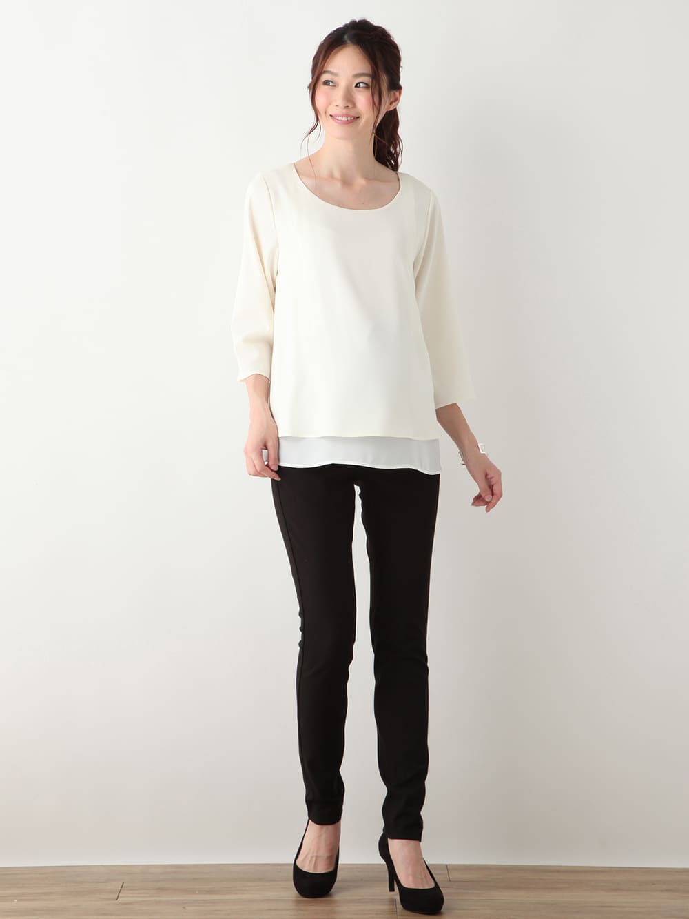 マタニティ パンツ|【産前産後対応】360°ストレッチスキニーパンツ【出産後も長く使える】