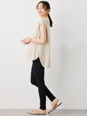 マタニティレッグウェア|fairy(フェアリー)【産前産後対応】お腹らくちんレギンス【出産後も長く使える】|ブラック