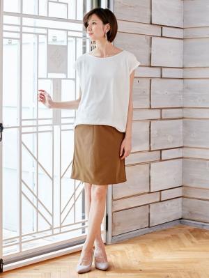 マタニティ ワンピース|【マタニティ・授乳服】タイトスカートドッキングワンピース【出産後も長く使える】