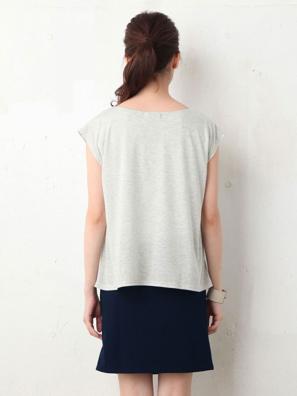 マタニティ ワンピース|【マタニティ・授乳服】タイトスカートドッキングワンピース【出産後も長く使える】