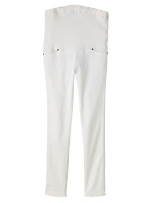 マタニティ パンツ|P・パンツ　ストレッチカラーチノスキニー|ホワイト