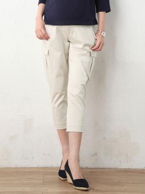 P・パンツ　サテンカーゴクロプトパンツ21357