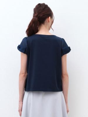 マタニティ トップス|袖切替トップス　マタニティ・授乳服【出産後も長く使える】