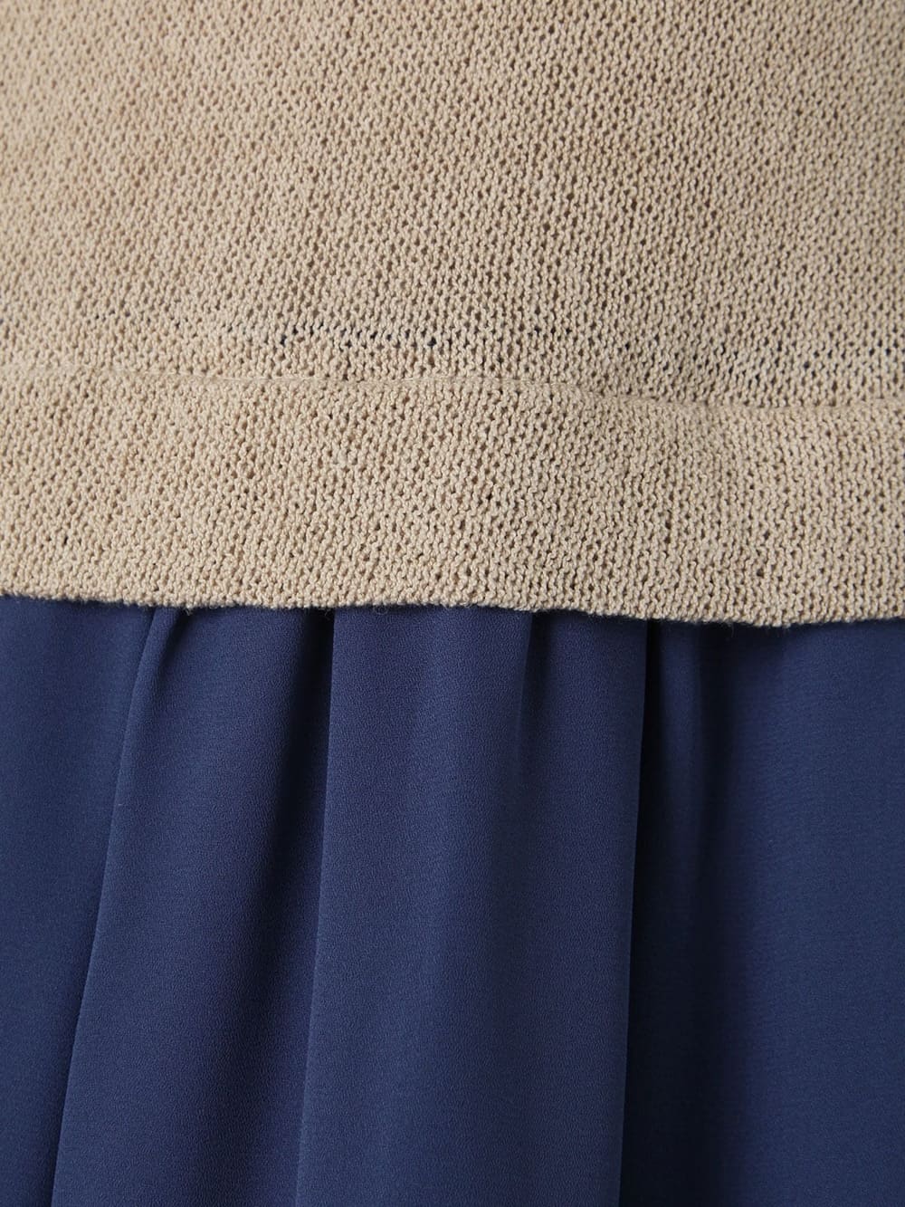 マタニティ ワンピース|ニットソー×シフォンマキシワンピース　マタニティ・授乳服【出産後も長く使える】