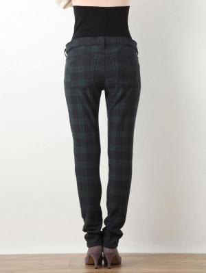 マタニティ パンツ|【産前産後対応】【あったか】裏フェルトタッチ起毛スキニーパンツ【出産後も長く使える】