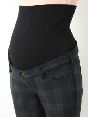 マタニティ パンツ|【産前産後対応】【あったか】裏フェルトタッチ起毛スキニーパンツ【出産後も長く使える】