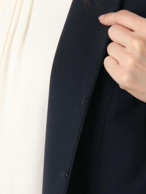 マタニティ ワンピース|【産前産後対応】ストレッチポンチ ノーカラージャケット