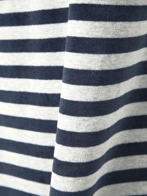 マタニティ パジャマ・ルームウェア|【授乳口付】【産後も使えるパンツ付】カットベロアボーダーマキシワンピパジャマ