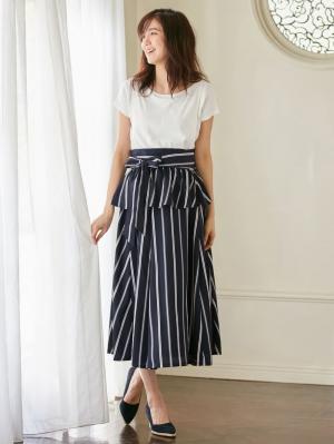 マタニティ トップス|綿混やわらかフライス半袖ボートネックTシャツ マタニティ・授乳服【出産後も長く使える】|ホワイト