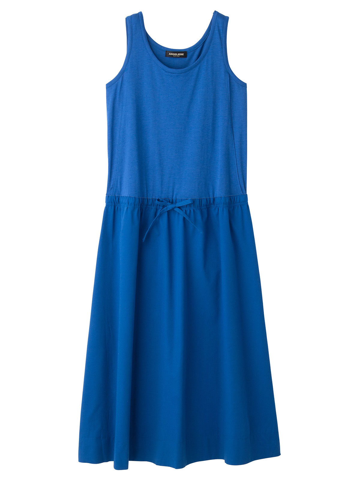 マタニティ ワンピース|ノースリーブギャザーワンピース　マタニティ・授乳服【出産後も長く使える】|ネイビー